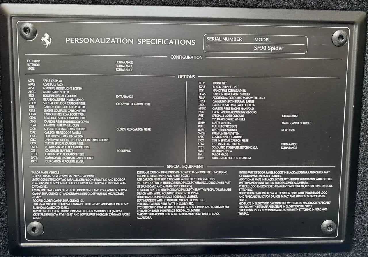 Ferrari SF90 Spider 