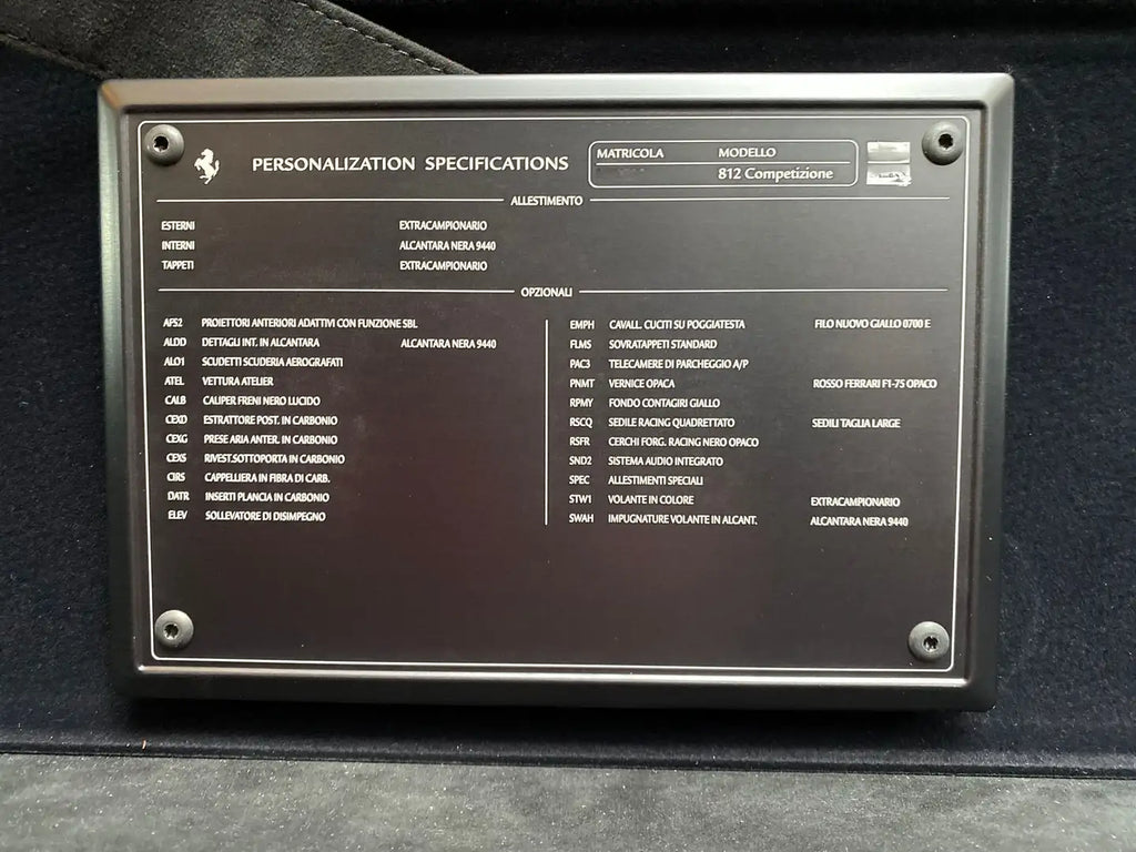 Ferrari 812 Competizione - 2022