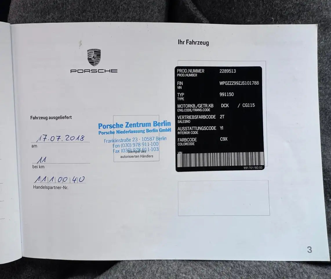 Porsche 911 Carrera T